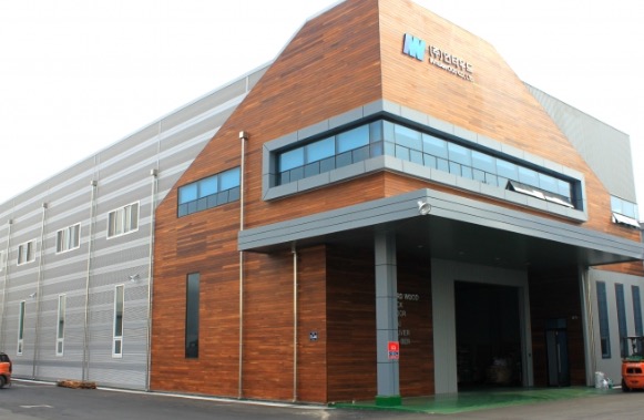 환경표지 인증 컨설팅을 진행한 제조업체의 공장 건물 외관