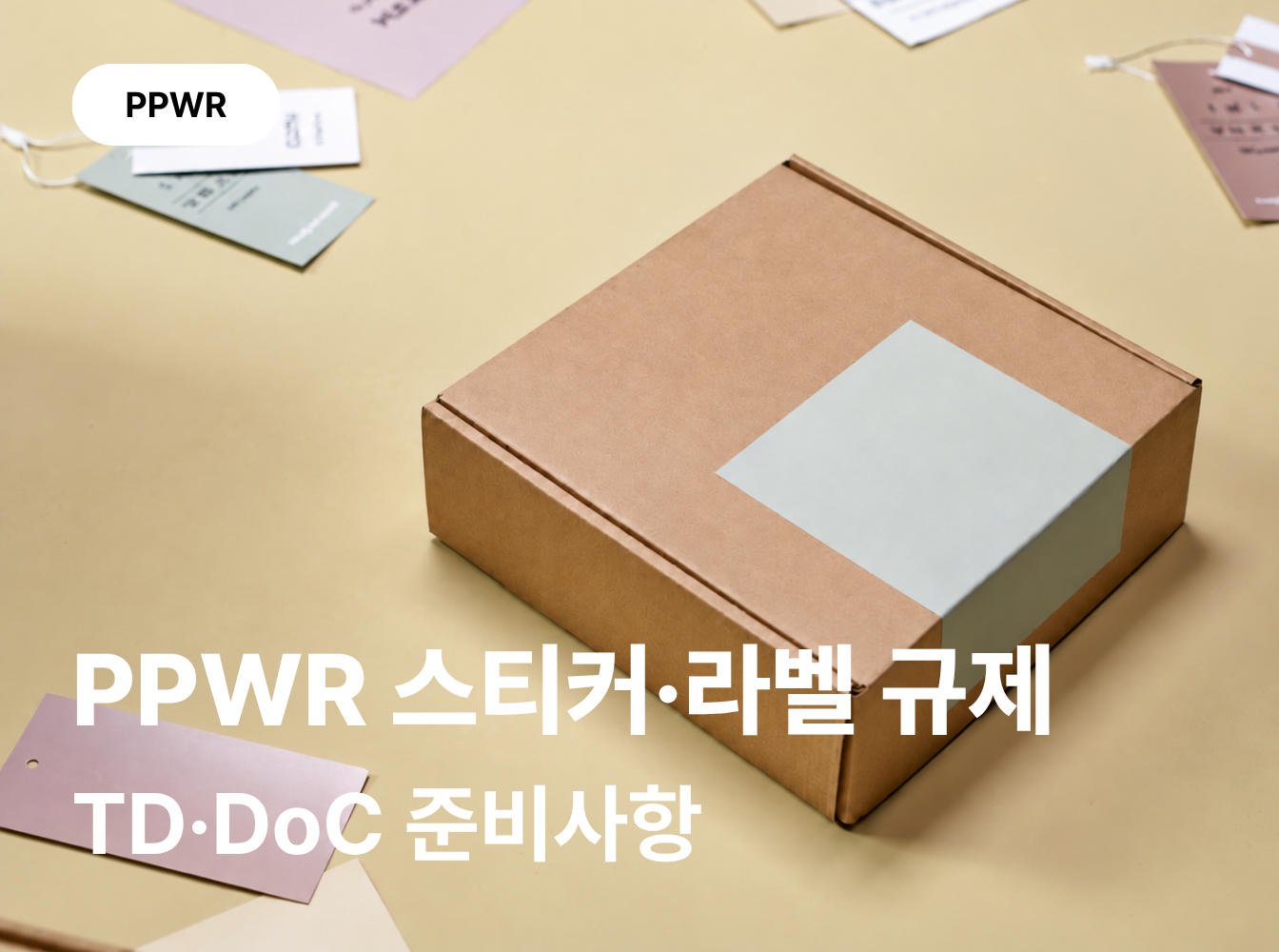 PPWR 스티커·라벨 규제 대응방법 및 기술문서(TD) 준비사항