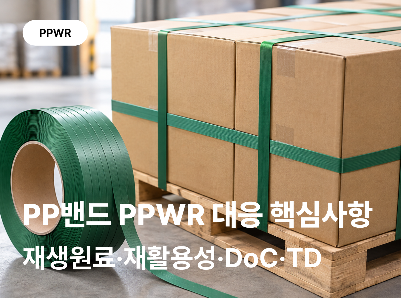 PP밴드의 PPWR 대응, 재생원료·재활용성·DoC·TD는 어떻게 준비해야 할까요?